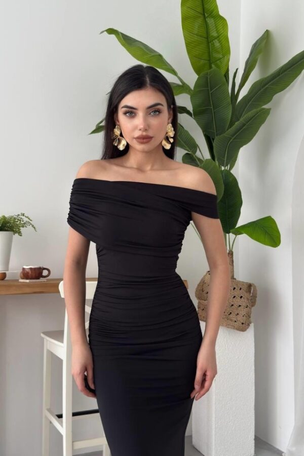 Dron Straplez Elbise