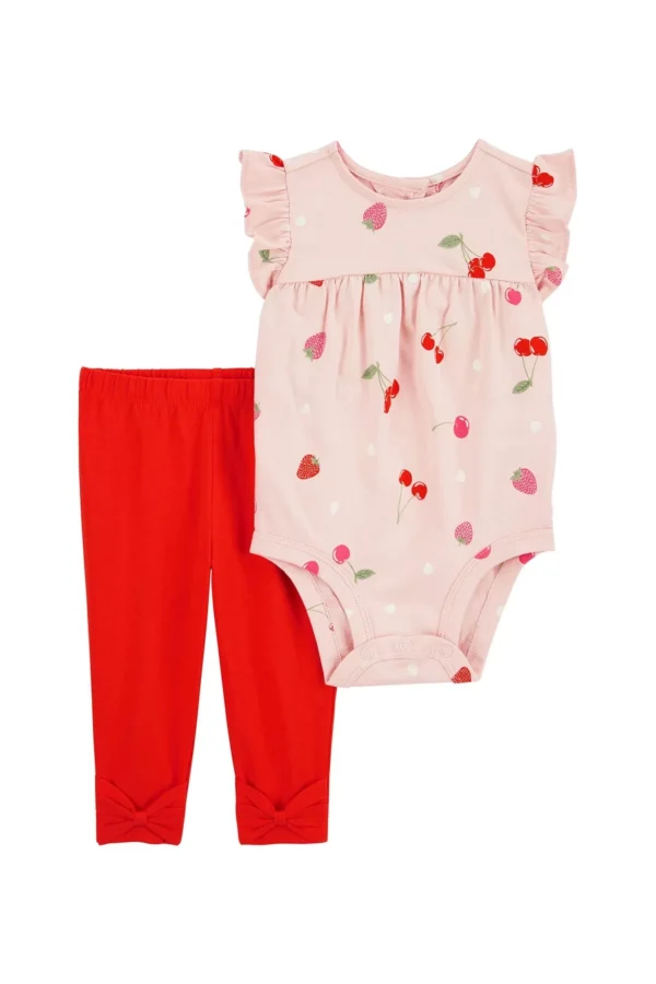 Kız Bebek Body Pantolon Set Karışık Renkli