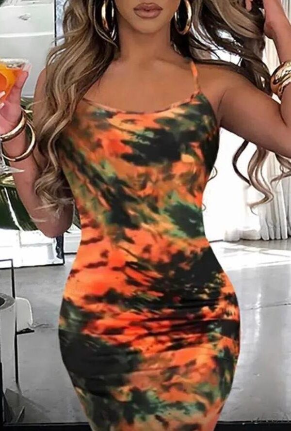 Kadın Dalgıç Kumaş Dijital Baskılı Eslbise