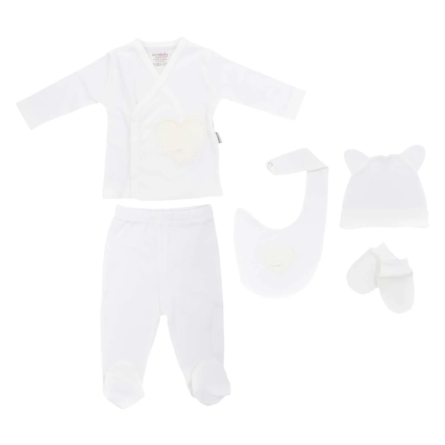 Zıbın Seti Krem - Görsel 2