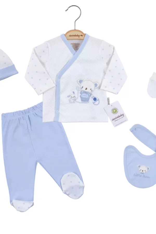 Bowling 5li Zıbın Seti Mavi