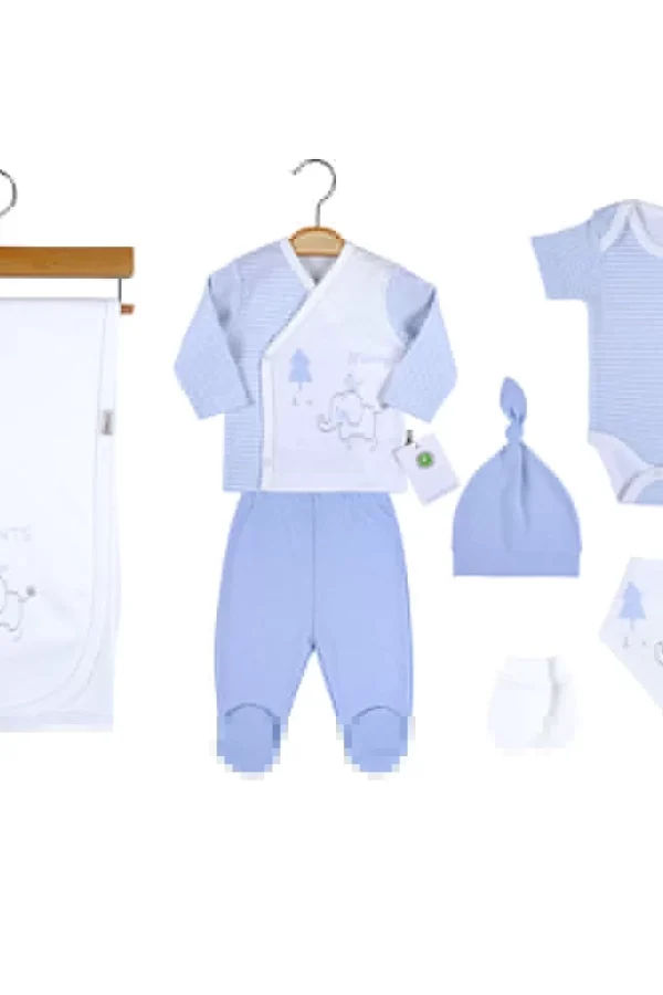 Ciccim Baby Filli 7li Zıbın Seti 4655 Mavi