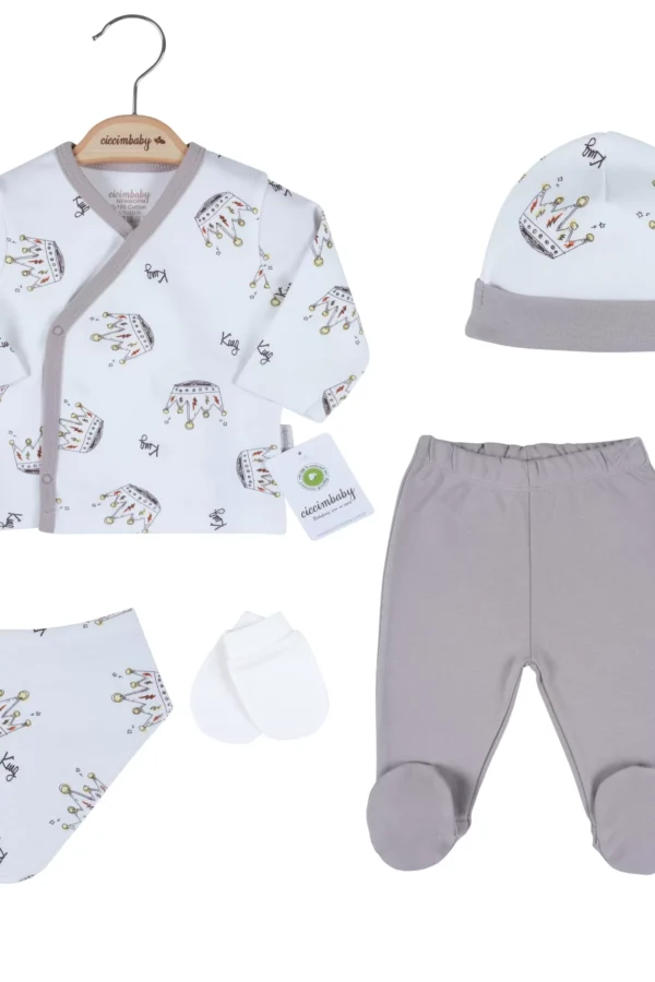 King 5'li Zıbın Set 4852 Toprak