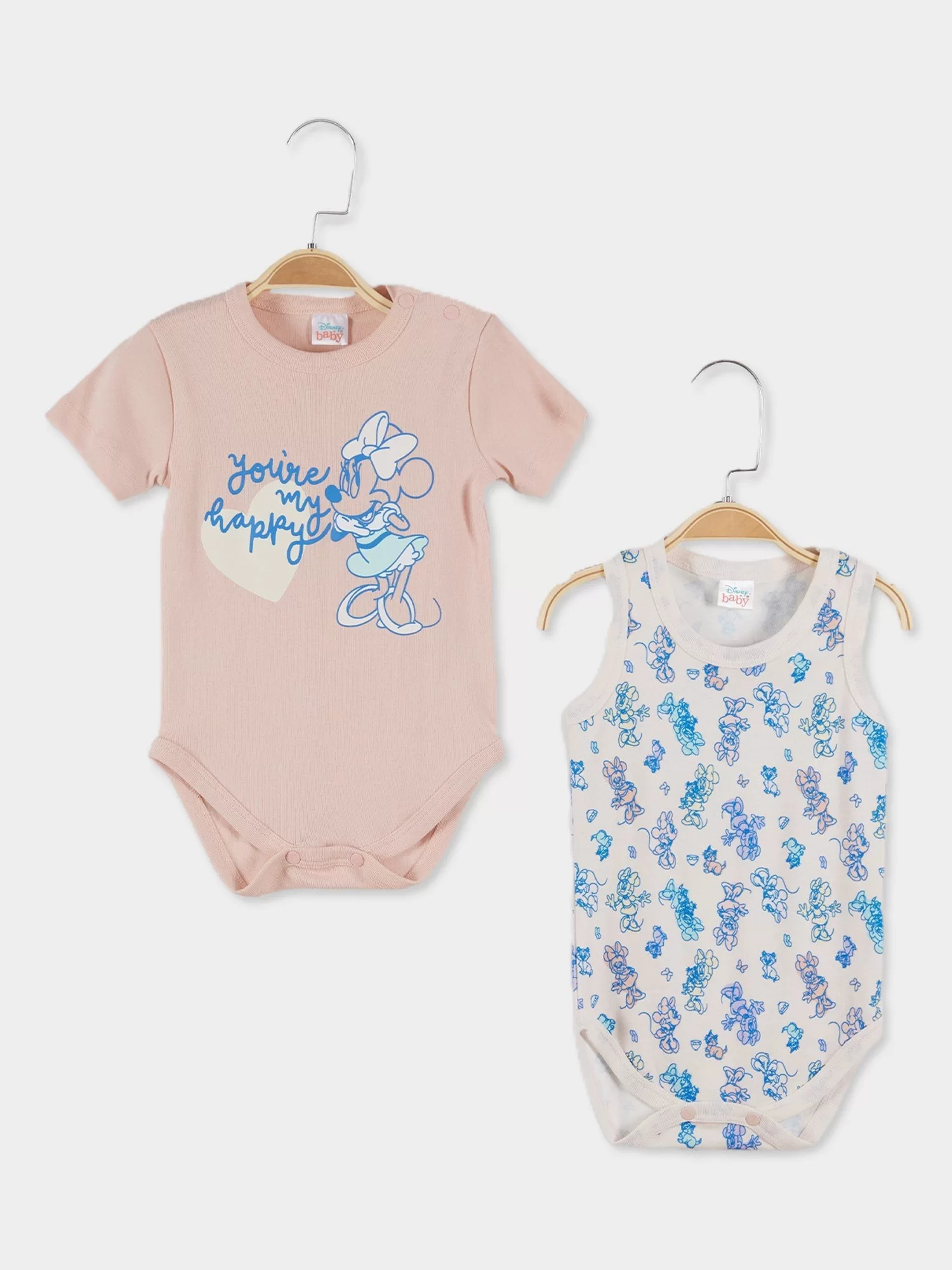 Çimpa Minnie 2'li Body Pembe Pembe - Görsel 4