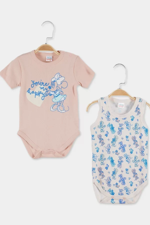 Çimpa Minnie 2'li Body Pembe Pembe