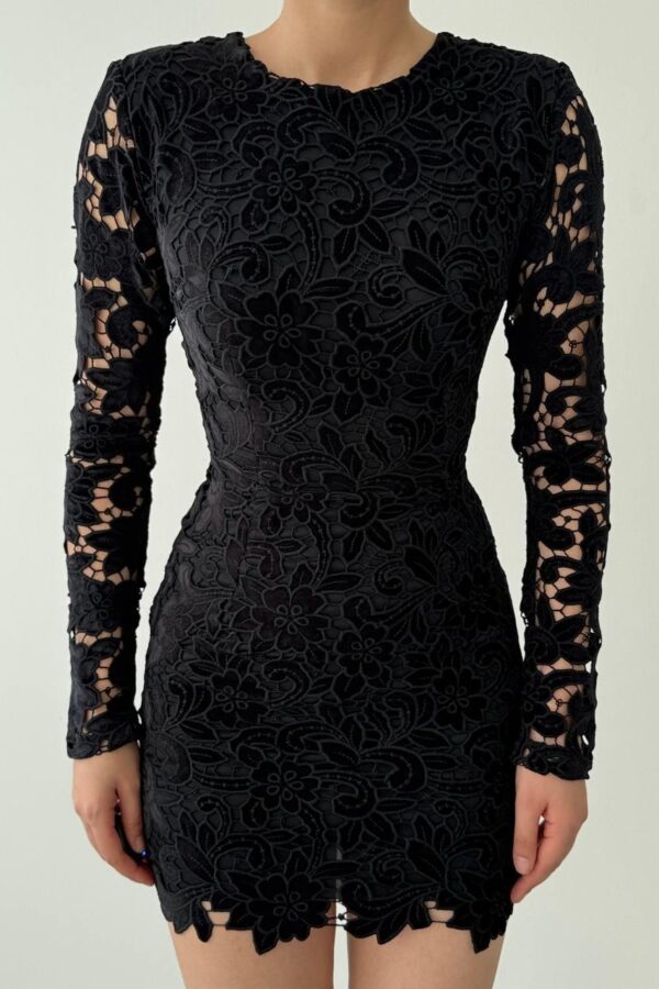 Suff Çiçek Detaylı Elbise