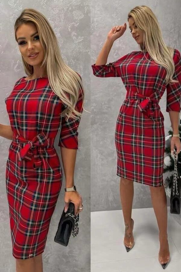 Kadın Dalgıc Kumaş Djıtal Baskılı Elbıse