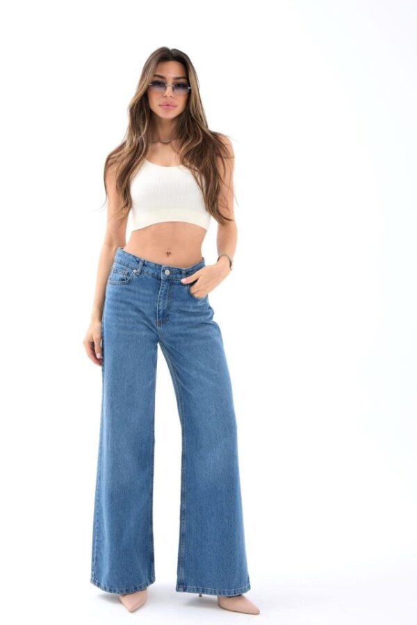 7418 KOT PANTOLON-MAVİ