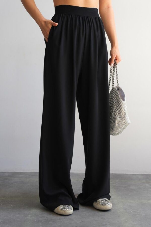 Astarı Çizgili Ceket - Siyah