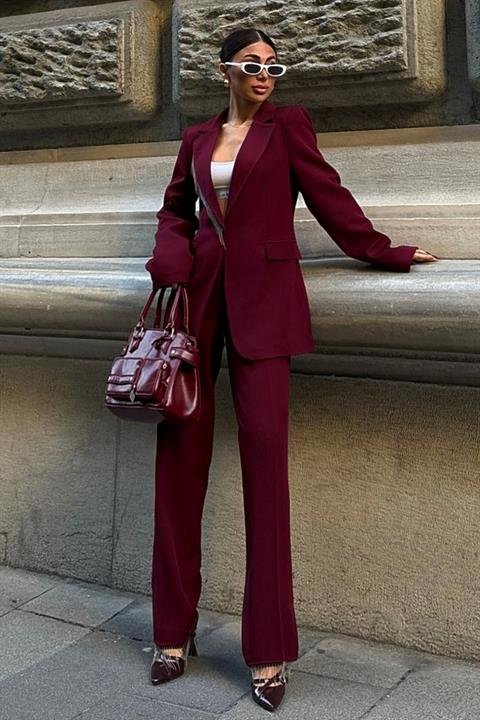 Yaka Ve Paçaları Püsküllü Takım Elbise 10043