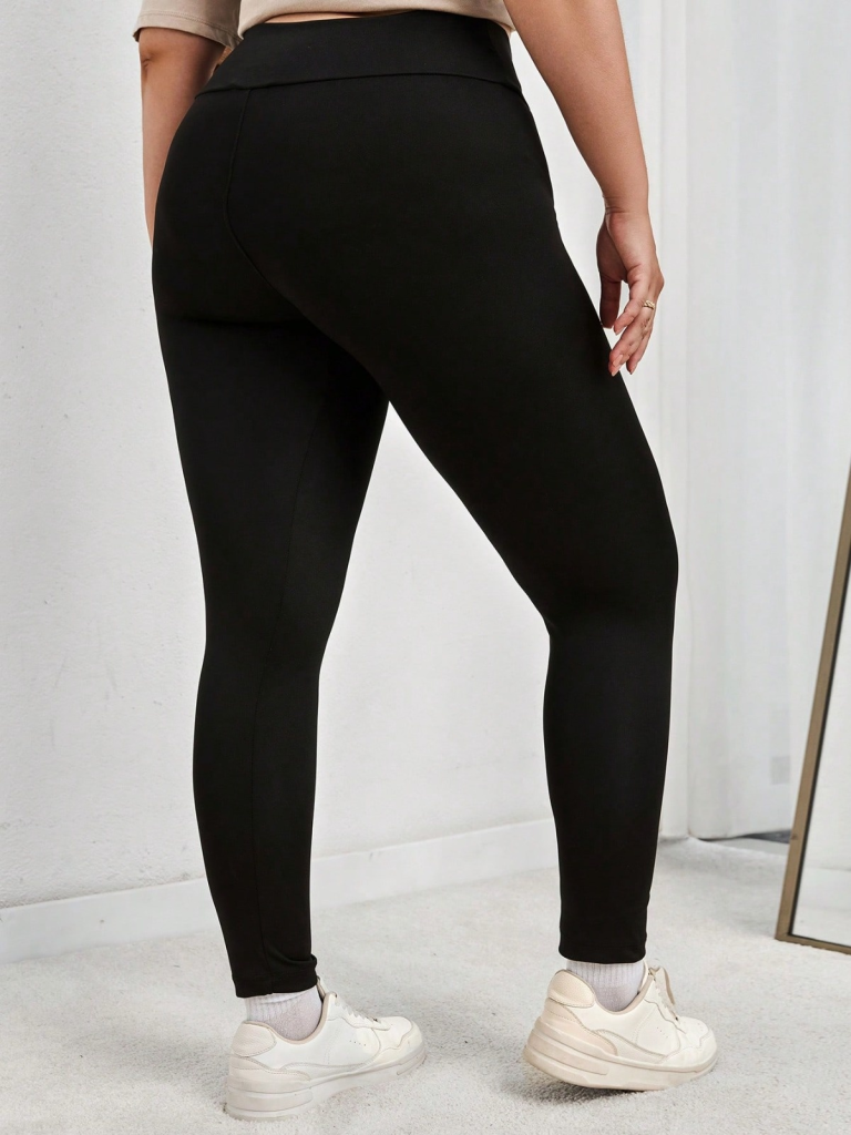 Kadın Yüksek Bel Dalgıç Spor Tayt - Görsel 4