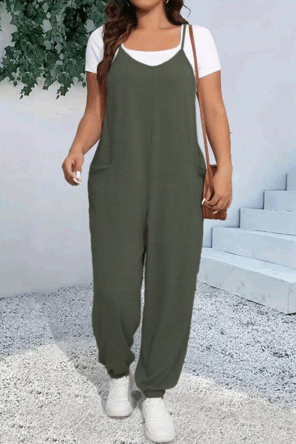 Kadın Askılı Halter Yaka şalvar Tulum