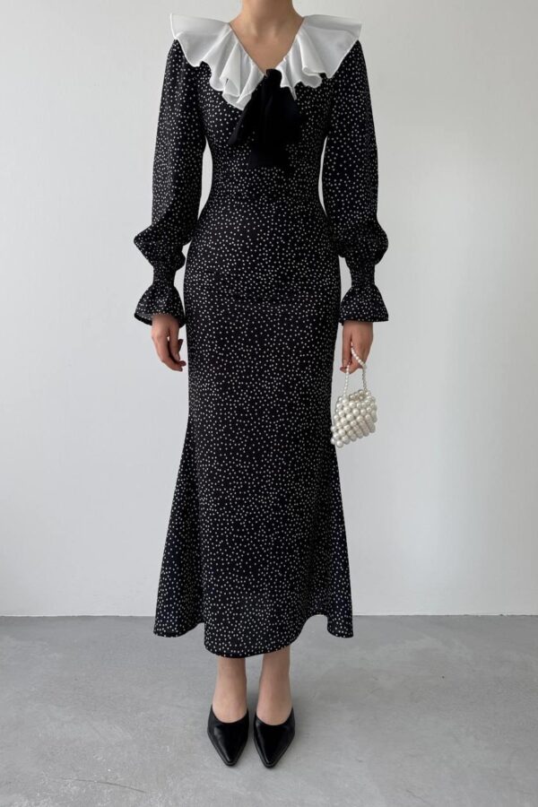 Ospe Fiyonklu Elbise