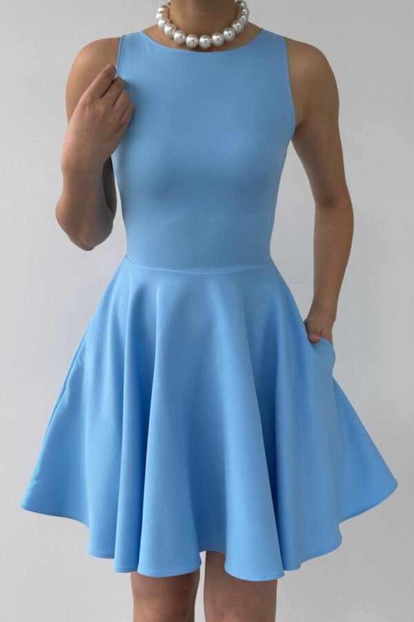 Berl Cep Detaylı Elbise