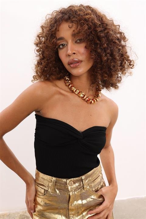 Triangel Büzgülü Büstiyer 3397-0025