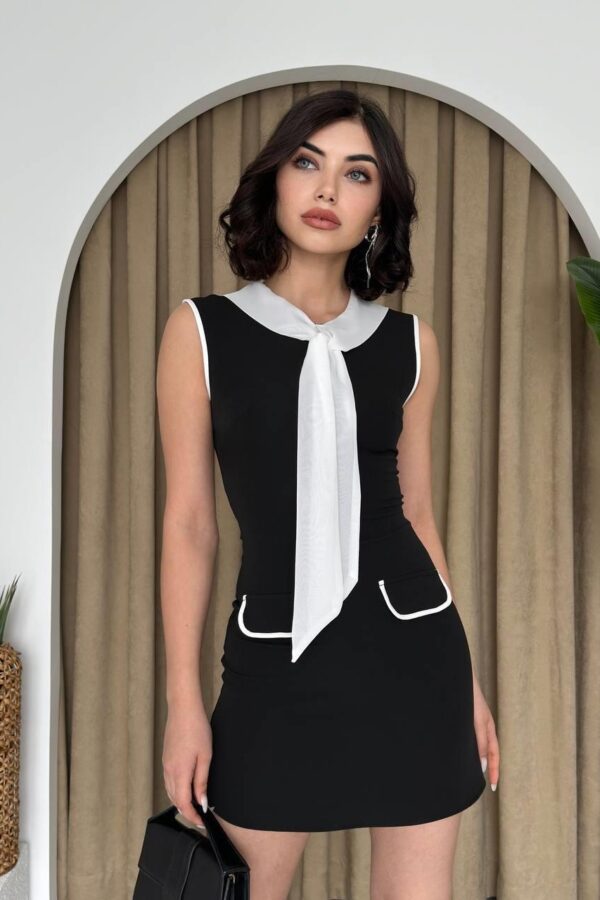 Area Fularlı Elbise