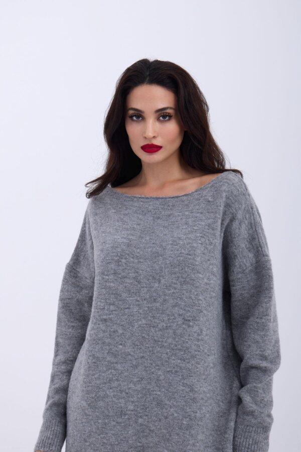 43221 TRİKO ARKA V SALAŞ KAZAK-ANTRASİT