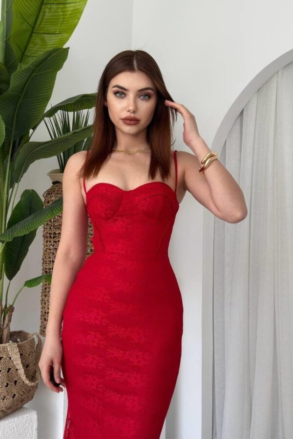 Kalıse İp Askılı Elbise