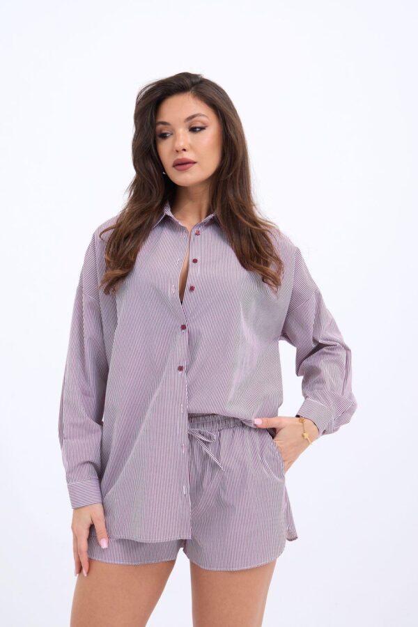 6829 TAKIM-BORDO ÇİZGİLİ