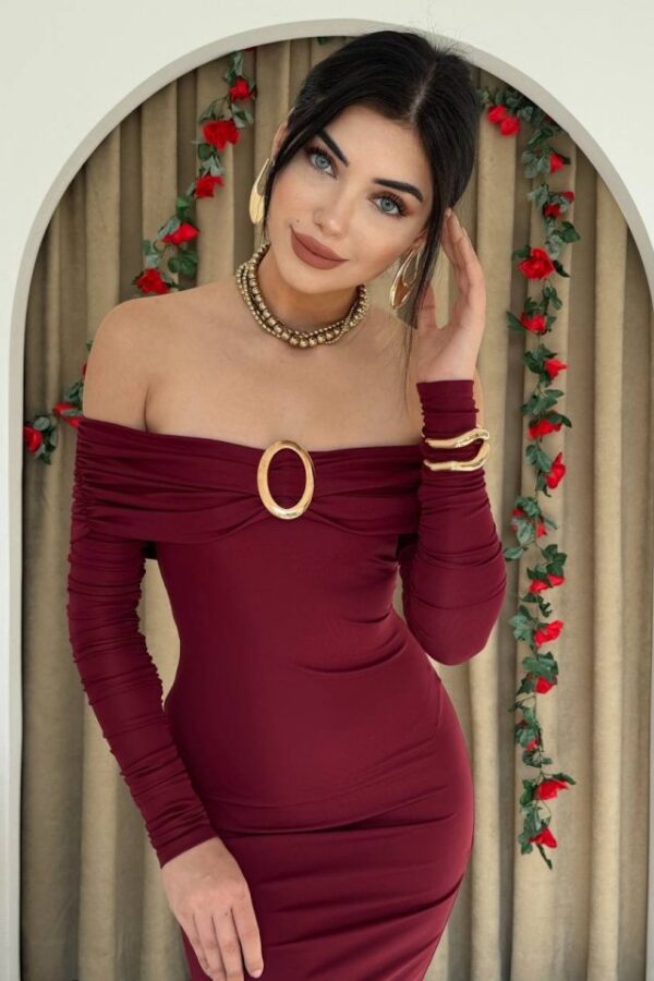 Maca Straplez Elbise