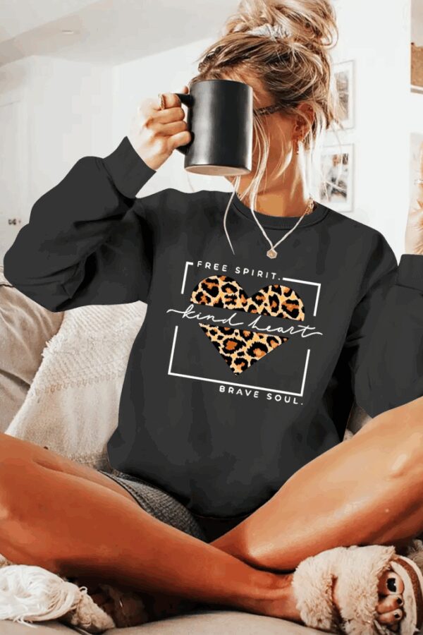 Kadın Uzun Kollu Bisiklet Yaka Desenli Viskon Iki Iplik Bluz