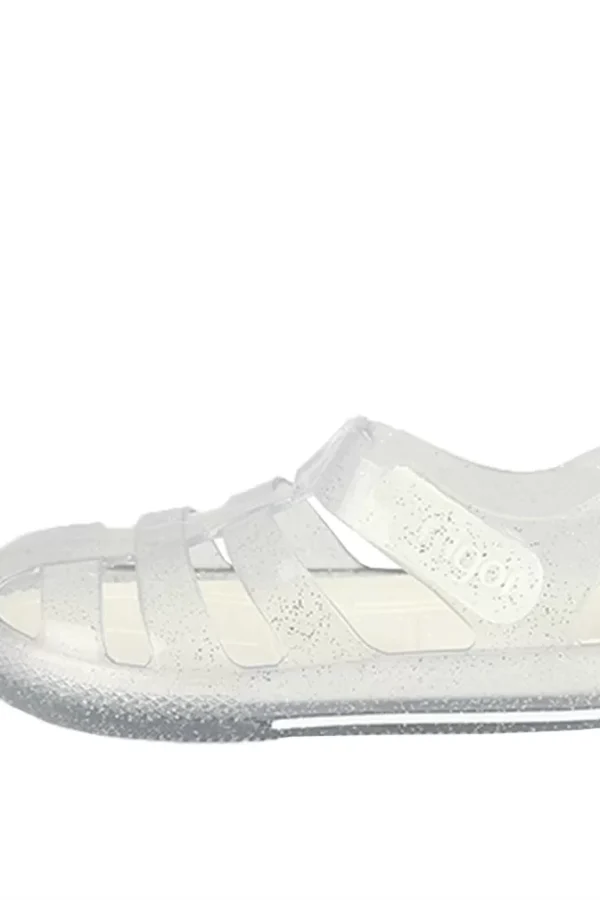 Glitter Sandalet S Purpurina Transparente