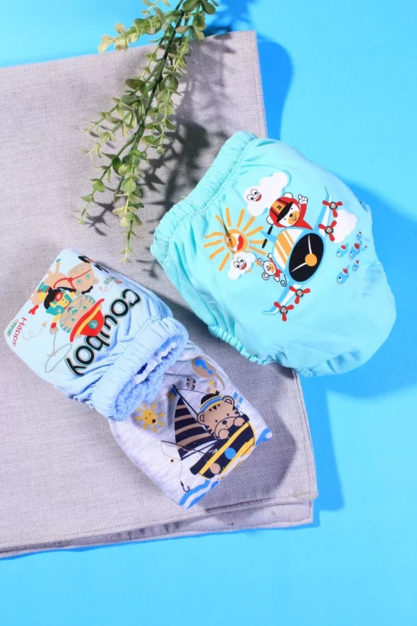 Karışık Figürlü 3'lü Sıvı Geçirmez Erkek Çocuk Alıştırma Külodu