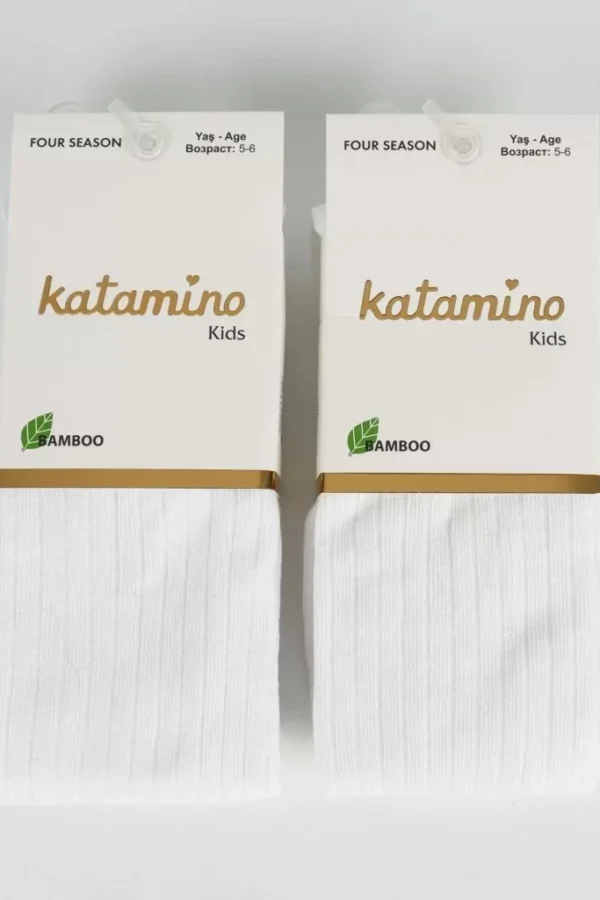 Beyza Kız Bambu Külotlu 1-5 Yaş  Beyaz