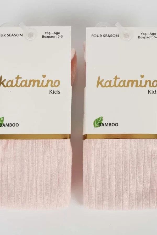 Beyza Kız Bambu Külotlu 1-5 Yaş  Pudra