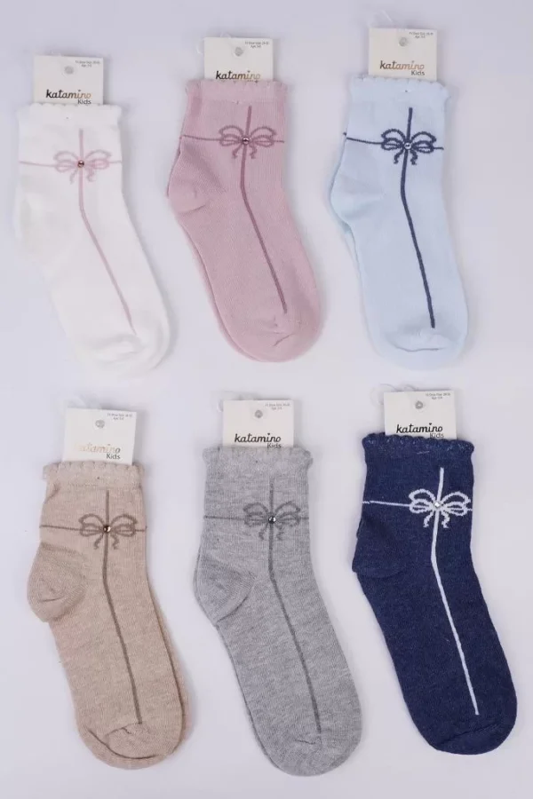 Kumru Kız Soket Çorap K22224 Asorti
