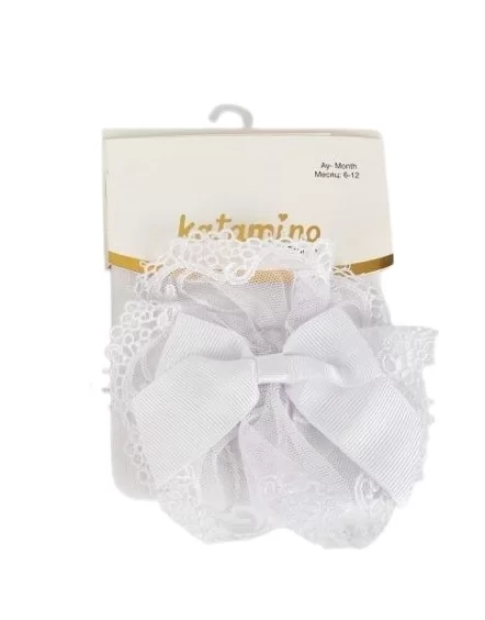 Kurdele Popo Aks. Kız Bebek Külotlu Çorap Asorti - Görsel 2