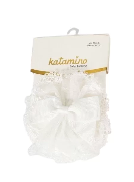 Kurdele Popo Aks. Kız Bebek Külotlu Çorap Asorti - Görsel 3