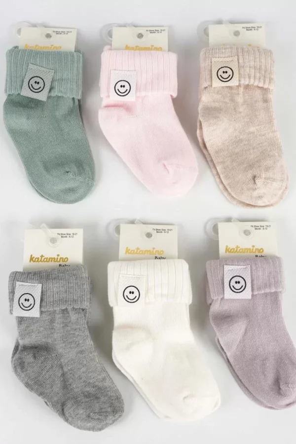 Mutluluk Aks.kız Bebek Soket Çorap  Asorti