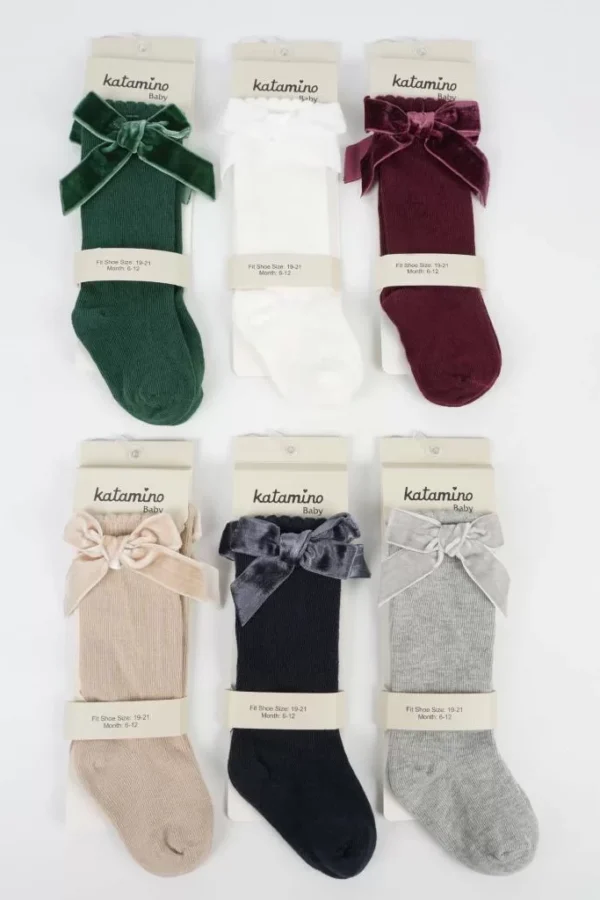 Rozi Aks. Kız Bebek Golf Çorap K12075 Asorti