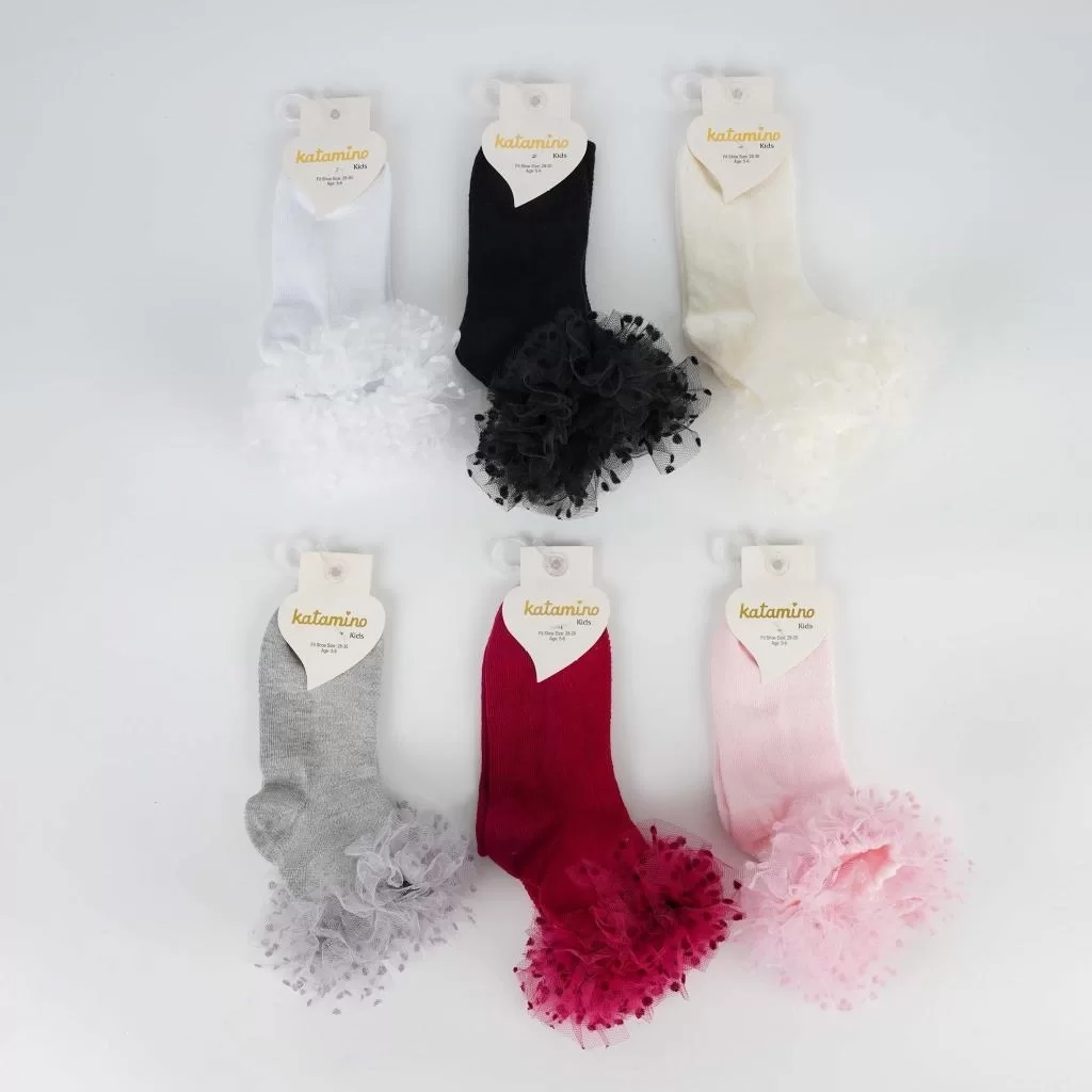 Saren Aks. Kız Soket Çorap Asorti - Görsel 3