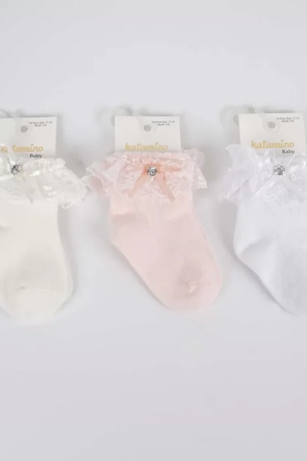 Zeniya Aks. Bebek Soket Çorap  Asorti
