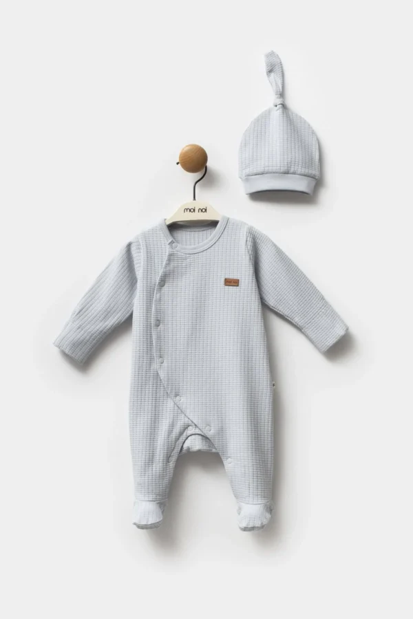 Moi Noi Galaxy Şapkalı Tulum Mnb1244 Gri