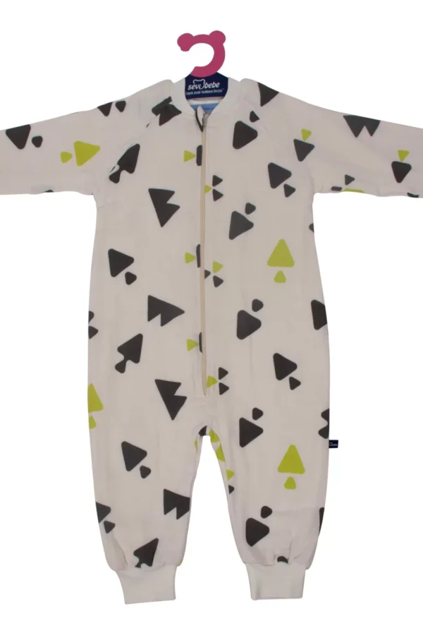 Organik Müslin Uyku Tulumu  Üçgen Desen