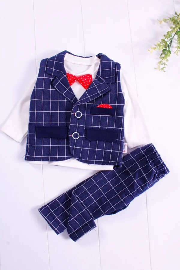 Smokin Model 3'lü Erkek Bebek Takımı