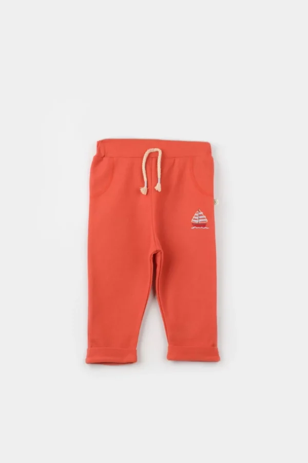 Sun Lets Sail Patiksiz Bebek Pantolon  Ekru Mavi