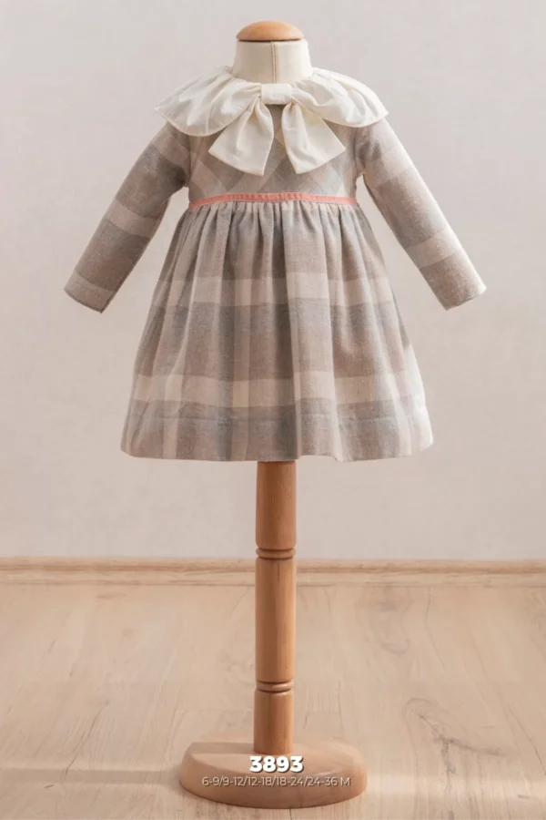 Bebek Elbise 3893 Bej