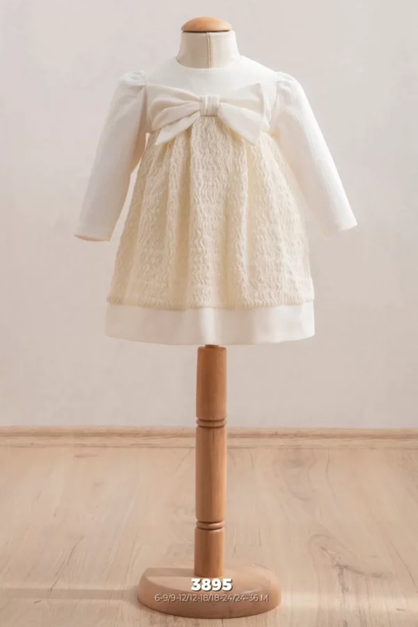 Tongs Baby Bebek Elbise 3895 Ekru