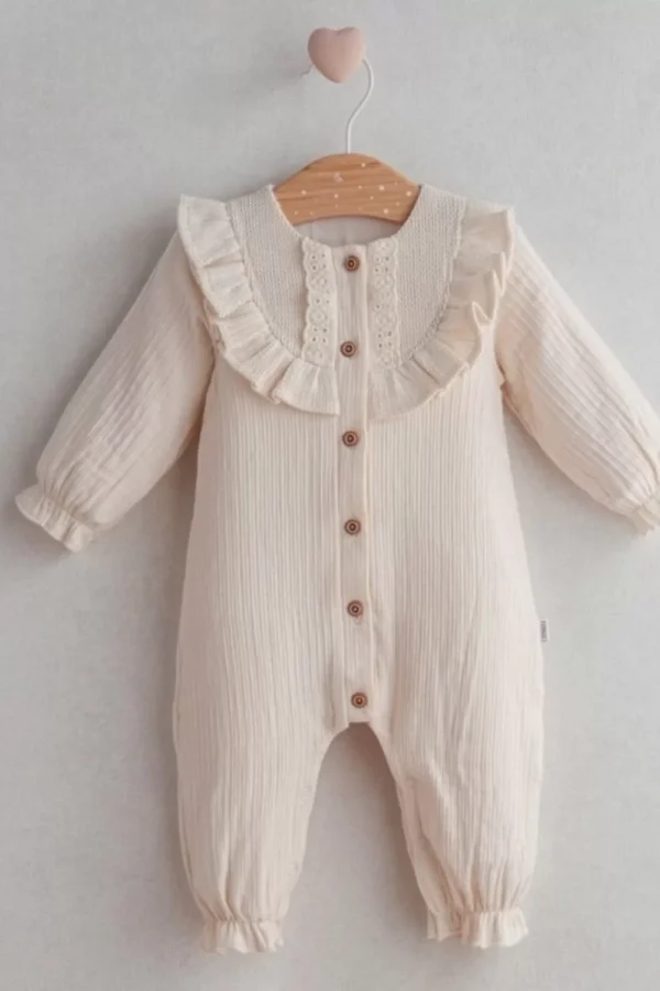 Tongs Baby Ceremony Girl Tulum 5431 Ekru