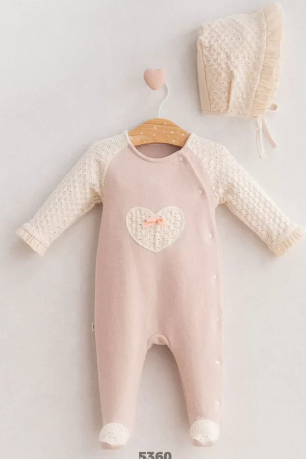 Baby Cheerful Lace Tulum  Gül Kurusu