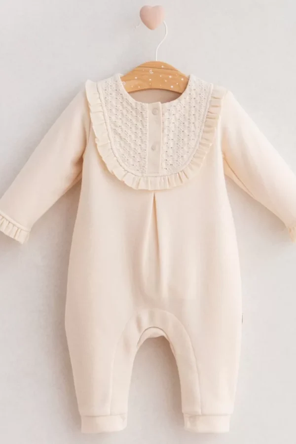 Baby Cheerful Lace Tulum  Ekru
