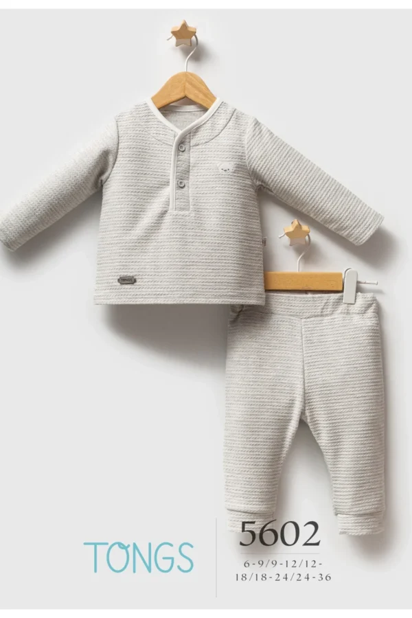 Tongs Baby Classic Bear 2'li Takım 5602 Gri