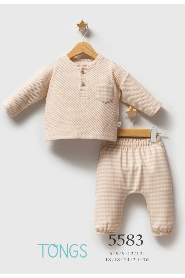 Tongs Baby College 2'li Takım 5583 Kahverengi