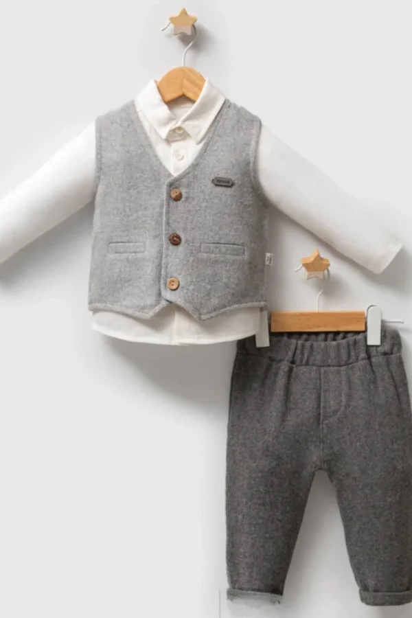 Tongs Baby Costamary 3'lü Takım 5730 Gri