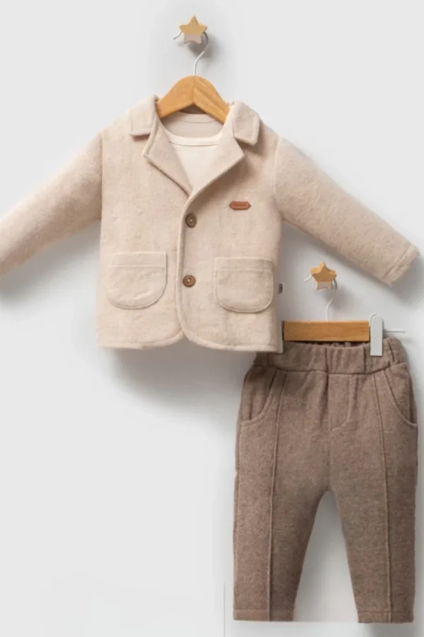 Tongs Baby Customary 3'lü Takım 5731 Bej