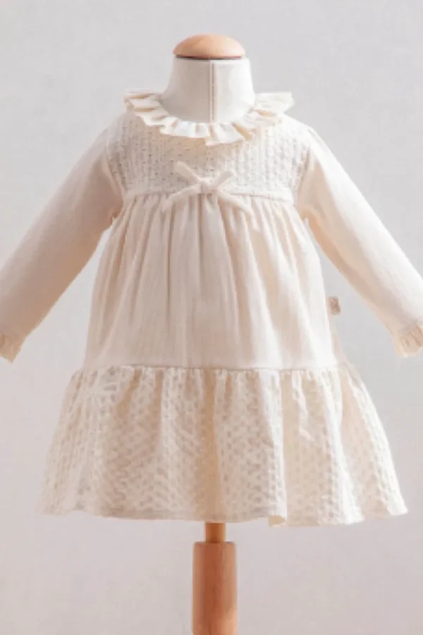 Tongs Baby Elbise 3885 Ekru